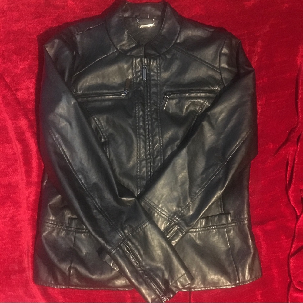 JouJou faux leather jacket for sale!